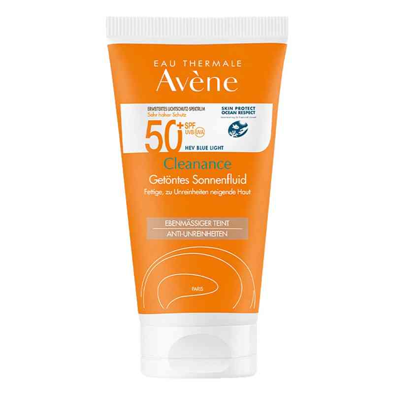 Avène Cleanance Słońce 50+ z kolorem 50 ml od PIERRE FABRE DERMO KOSMETIK GmbH PZN 17293383