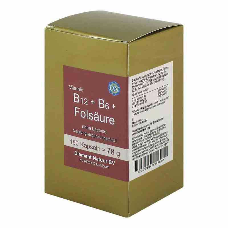 B 12 + B6 + kwas foliowy bez laktozy, kapsułki 180 szt. od FBK-Pharma GmbH PZN 05388894