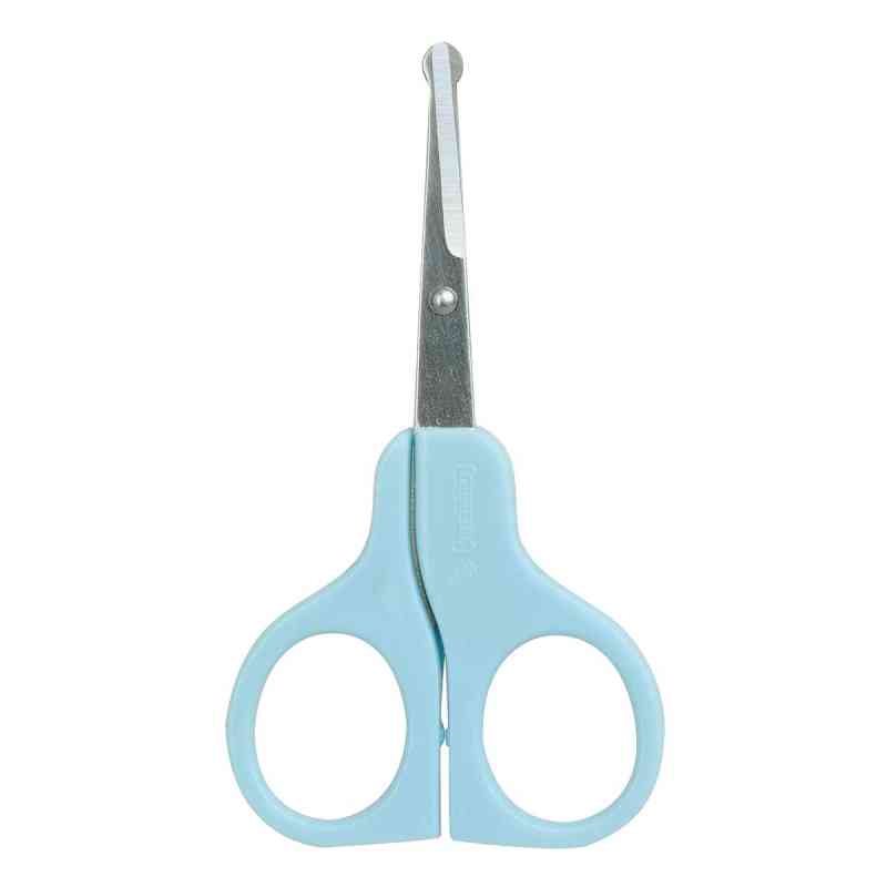 Baby Schere gebogen blau Bf 9 cm 1 szt. od Büttner-Frank GmbH PZN 03871793