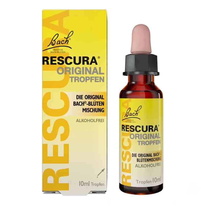 Bachblüten Original Rescura krople bez alkoholu 10 ml od Nelsons GmbH PZN 16391801