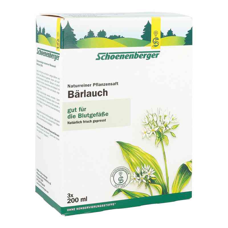 Baerlauch Saft Schoenenberger Heilpflanzensaefte 3X200 ml od SALUS Pharma GmbH PZN 00699744