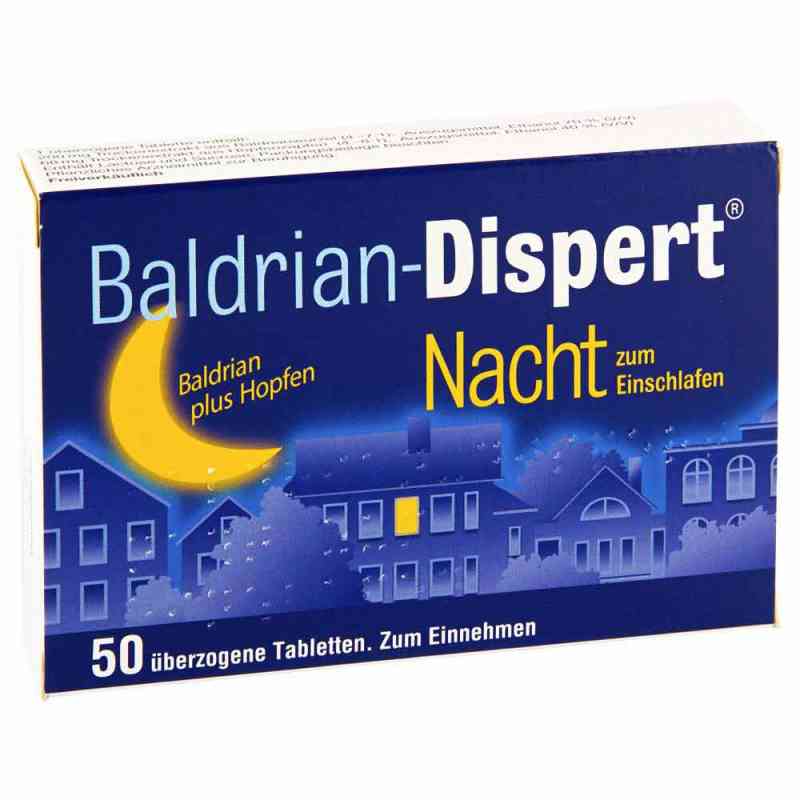 Baldrian Dispert Nacht powlekane tabletki nasenne 50 szt. od CHEPLAPHARM Arzneimittel GmbH PZN 02859873