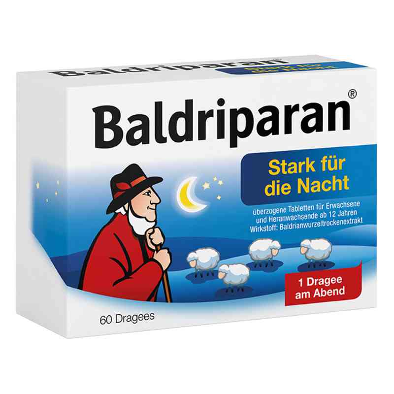 Baldriparan stark tabletki powlekane na noc 60 szt. od PharmaSGP GmbH PZN 00499181