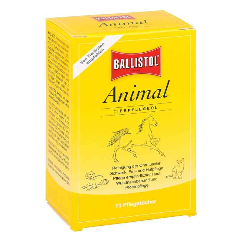 Ballistol animal vet. Pflegetuecher 10 szt. od Hager Pharma GmbH PZN 01133447