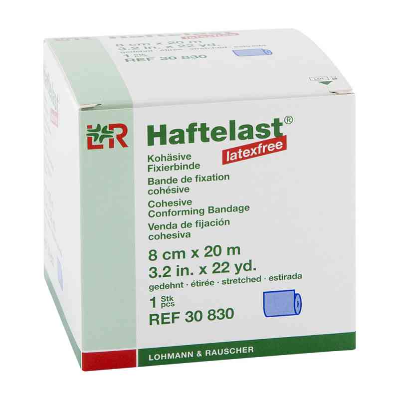 Bandaż mocujący elastyczny kohesyjny lateks-free 8 cm x 20 m nie 1 szt. od Lohmann & Rauscher GmbH & Co.KG PZN 08817261