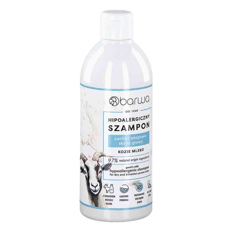 Barwa Kozie Mleko Szampon hipoalergiczny skóra sucha, atopowa 400 ml od BARWA SP. Z O.O. PZN 08306480
