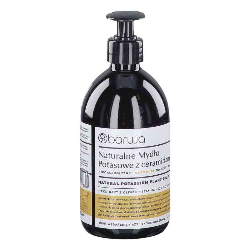 Barwa naturalne mydło potasowe z ceramidami 480 ml od BARWA SP. Z O.O. PZN 08306496