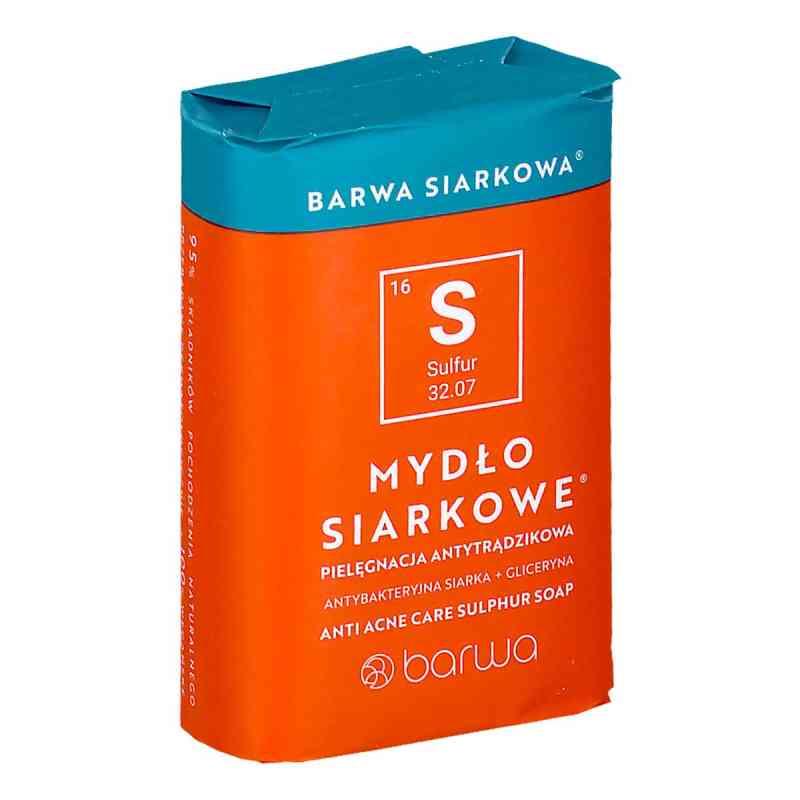 Barwa Siarkowa mydło siarkowe w kostce 100 g od BARWA SP.Z O.O. PZN 08306486