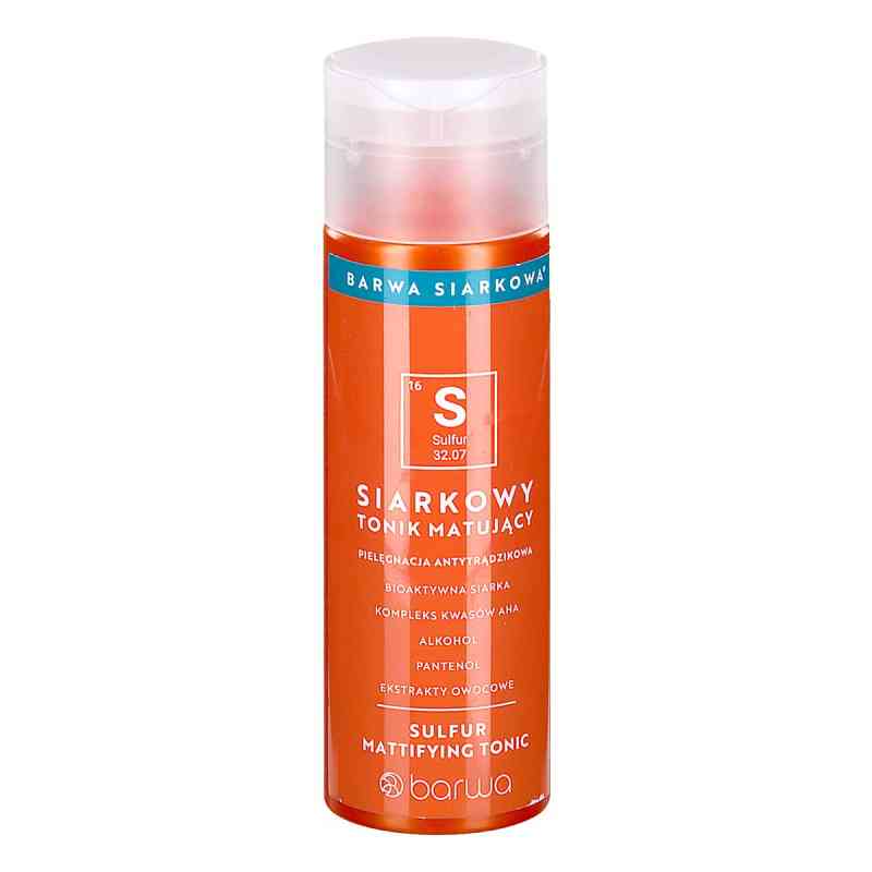 BARWA SIARKOWA Siarkowy Tonik matujący 200 ml od BARWA SP. Z O.O. PZN 08306493