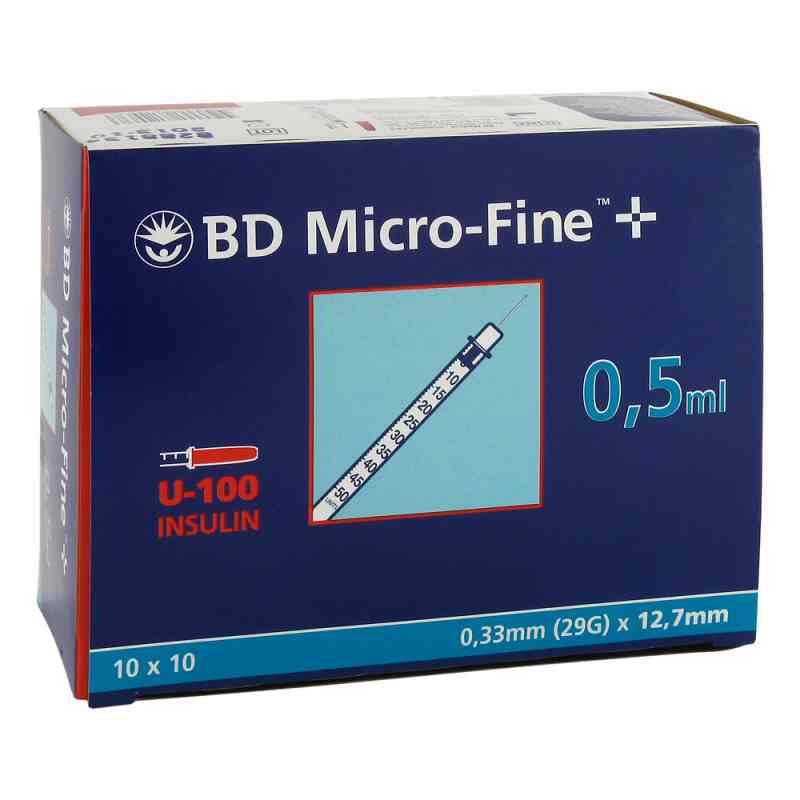 Bd Micro Fine+ U 100 Ins.spr. 12,7 mm 100X0.5 ml od Becton Dickinson GmbH PZN 04400156