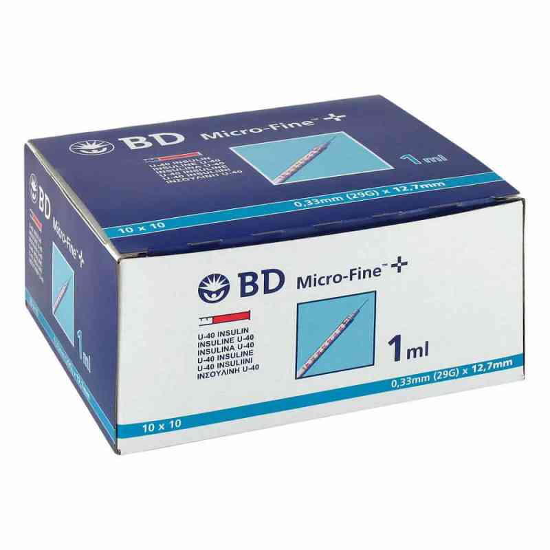 Bd Micro Fine+ U 40 Ins.spr. 12,7 mm 100X1 ml od  PZN 04400127