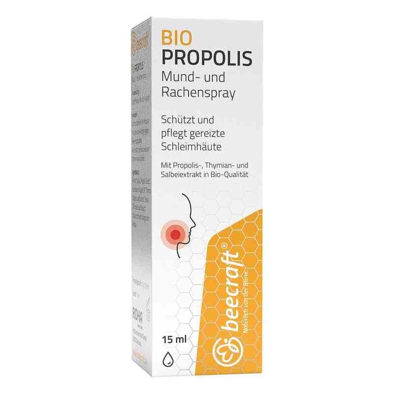 Beecraft Propolis spray do jamy ustnej i gardła 15 ml od Hansa Naturheilmittel GmbH PZN 15024118