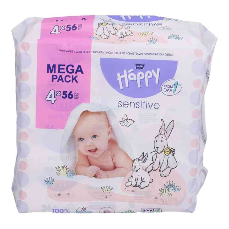 Bella Baby Happy Feuchttücher Sensitive 4X56 szt. od TZMO Deutschland GmbH PZN 18674791