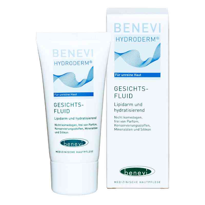 Benevi Hydroderm fluid do pielęgnacji twarzy 50 ml od Benevi Med GmbH & Co. KG PZN 06498165
