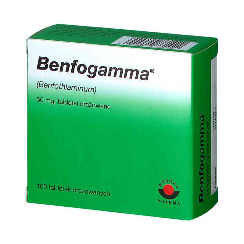 Benfogamma 50 mg drażetki 100  od DRAGENOPHARM APOTHEKER PUESCHL GMBH PZN 08300236