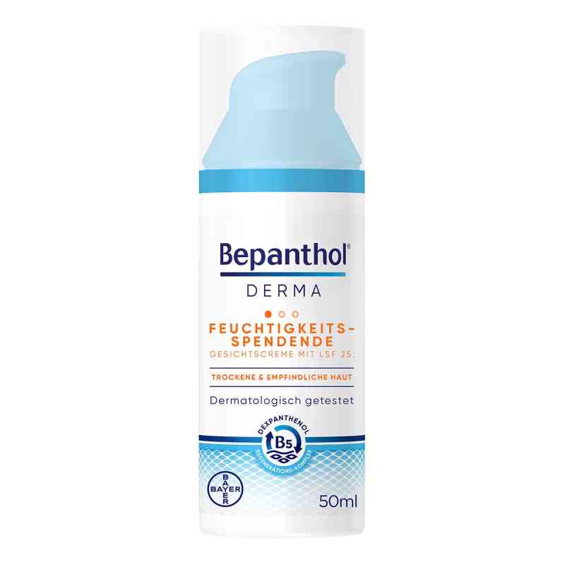 Bepanthol Derma Nawilżający krem do twarzy z LSF 25 1X50 ml od Bayer Vital GmbH PZN 16529820