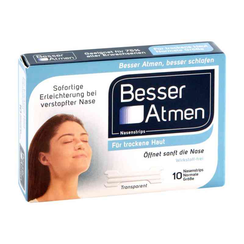 Besser Atmen (Breath Right) paski na nos ułatwiające oddychanie 10 szt. od GlaxoSmithKline Consumer Healthc PZN 02952561