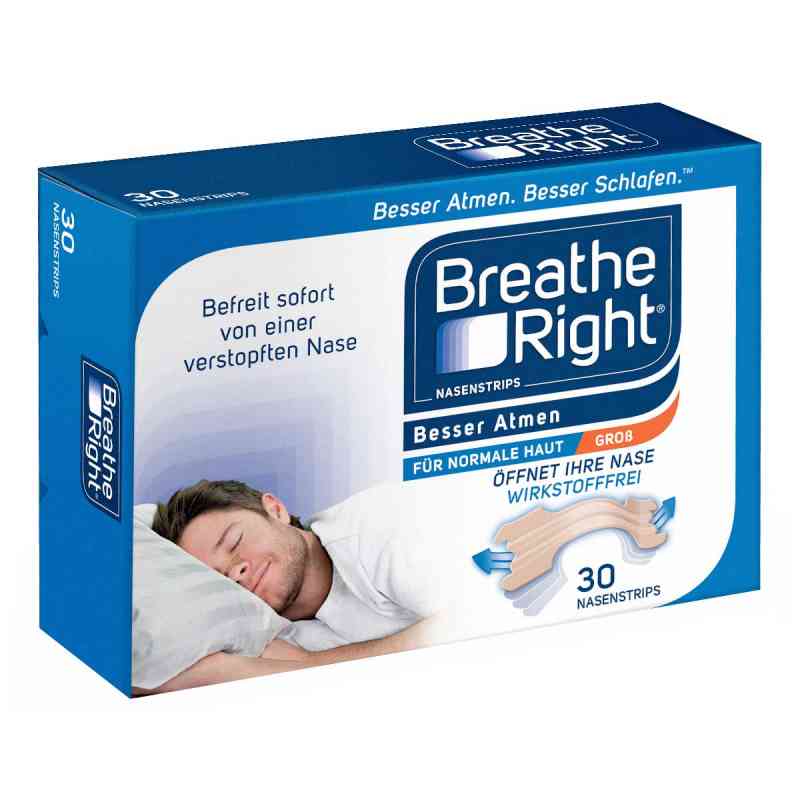 Besser Atmen Breathe Right Nasenpfl.groß Beige 30 szt. od Pharma Netzwerk PNW GmbH PZN 17179167
