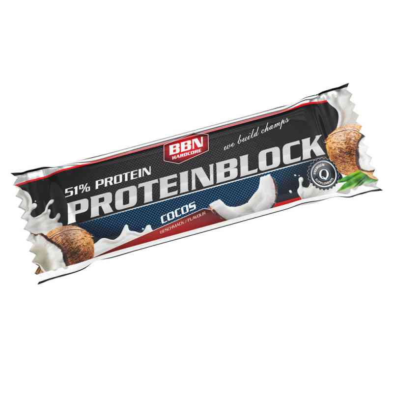 Best Body Nutrition Hardcore Protein Block Kokos 90 g od Fitnesshotline GmbH PZN 02951751