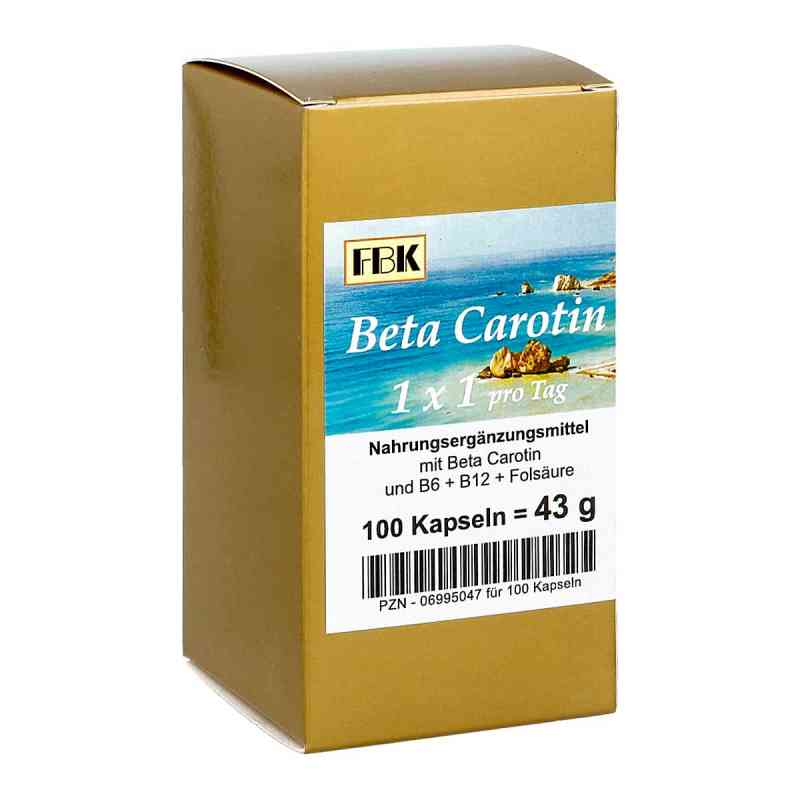 Beta-karoten 1 x 1 na dzień kapsułki 100 szt. od FBK-Pharma GmbH PZN 06995047