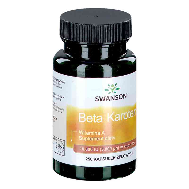 Beta Karoten 10 000 IU 250  od SWANSON HEALTH PRODUCTS PZN 08306114