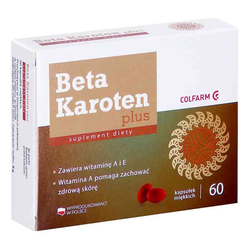 Beta Karoten Plus kapsułki 60  od ZAKŁADY FARM. COLFARM PZN 08305830