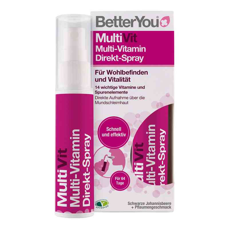 BetterYou Multiwitaminowy spray do stosowania bezpośredniego 25 ml od Hansa Naturheilmittel GmbH PZN 16223825
