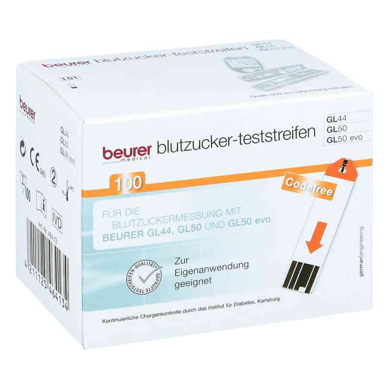 Beurer Gl44/gl50 Blutzucker-teststreifen 100 szt. od BEURER GmbH PZN 09929677
