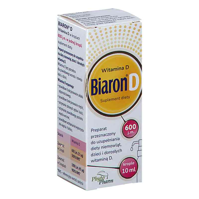 Biaron D 600 j.m. krople 10 ml od PHYTOPHARM KLĘKA S.A. PZN 08304993