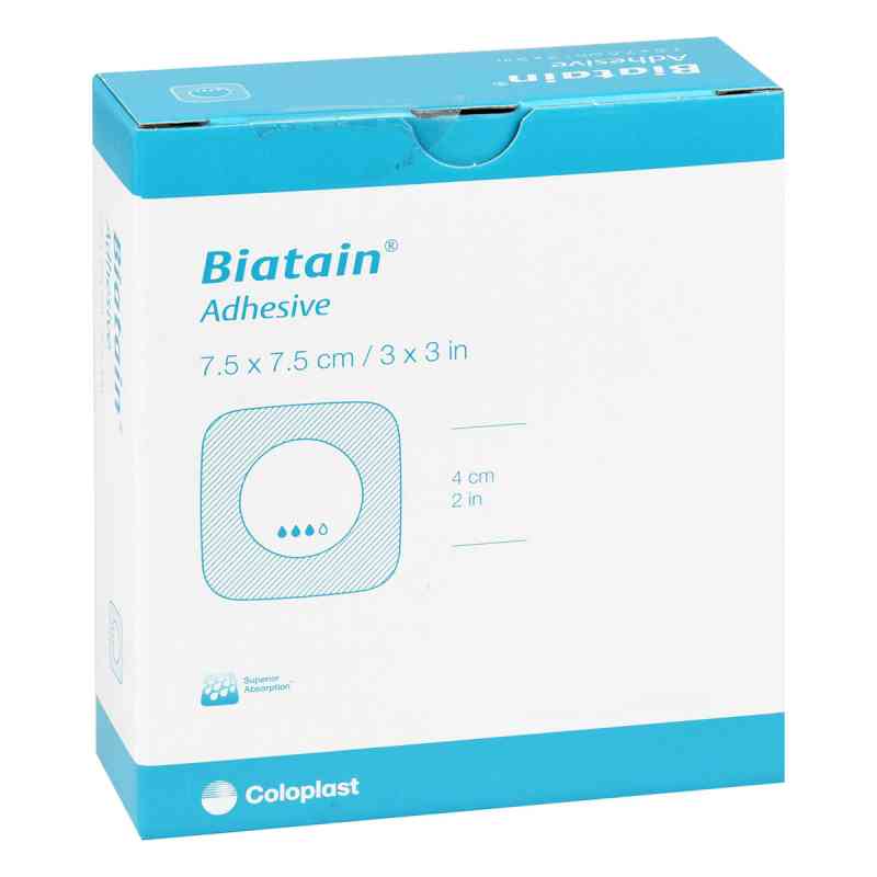 Biatain Schaumverband 7,5x7,5 cm selbst haftend 10 szt. od ToRa Pharma GmbH PZN 13900001