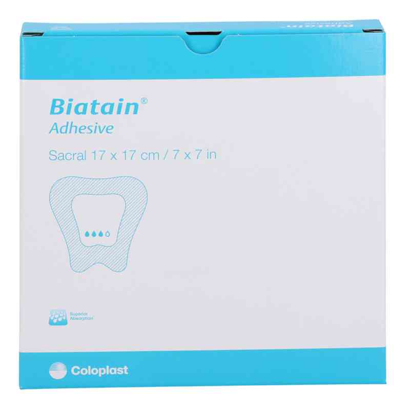 Biatain Schaumverband Sakrum 17x17 cm 5 szt. od B2B Medical GmbH PZN 15198338