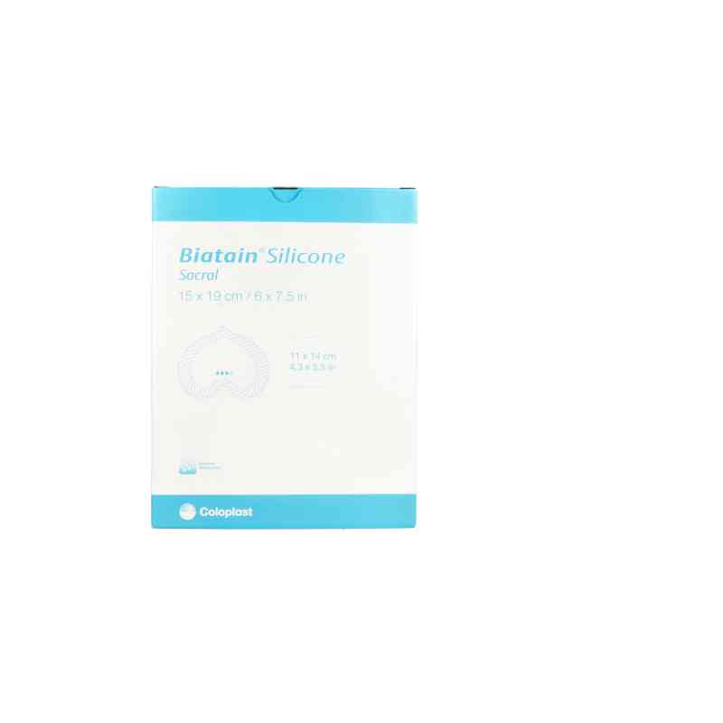 Biatain Silicone Schaumverb.sakrum klein 15x19 cm 5 szt. od Coloplast GmbH PZN 11486023