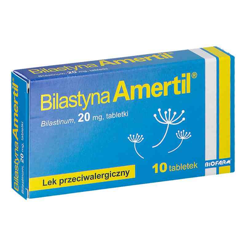 Bilastyna Amertil 20 mg tabletki 10  od LABORATORIOS NORMON S.A. PZN 08306307