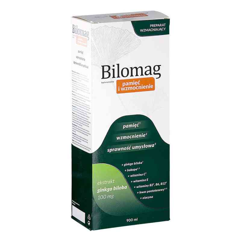 Bilomag Pamięć I Wzmocnienie płyn 900 ml od NATUR PRODUKT PHARMA SP. Z O.O. PZN 08306311