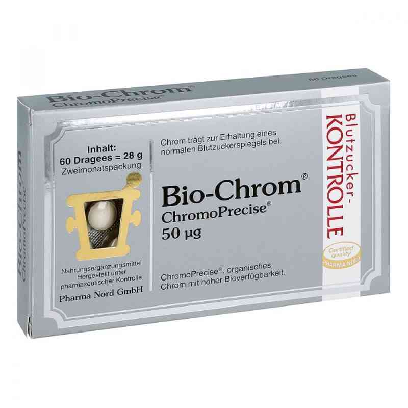 Bio Chrom z drożdżami chromowymi 50 [my]g drażetki 60 szt. od Pharma Nord Vertriebs GmbH PZN 10394520