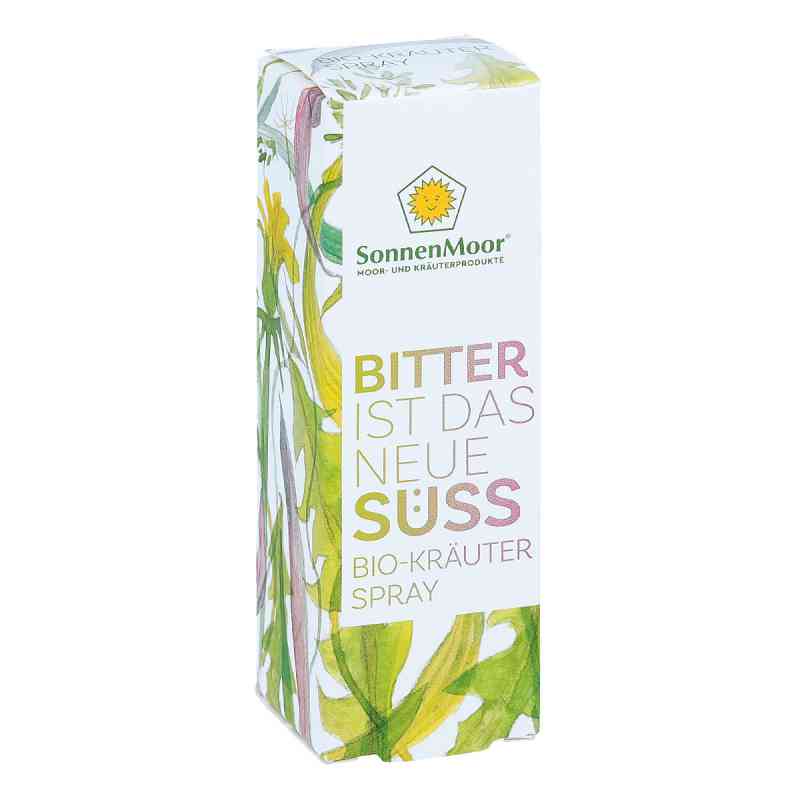 Bio Kräuterspray Bitter ist das neue Süss 20 ml od SONNENMOOR Verwertungs- u. Vertriebs GmbH PZN 14001730