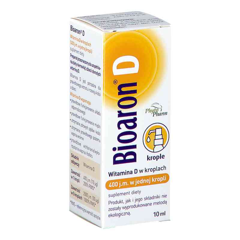 Bioaron D 400 j.m. krople 10 ml od PHYTOPHARM KLĘKA S.A. PZN 08301059