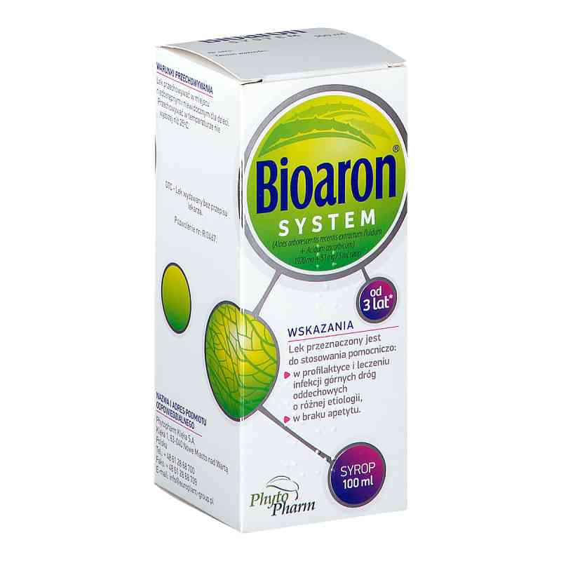 Bioaron System syrop (Bioaron C) 100 ml od PHYTOPHARM KLĘKA S.A. PZN 08301091