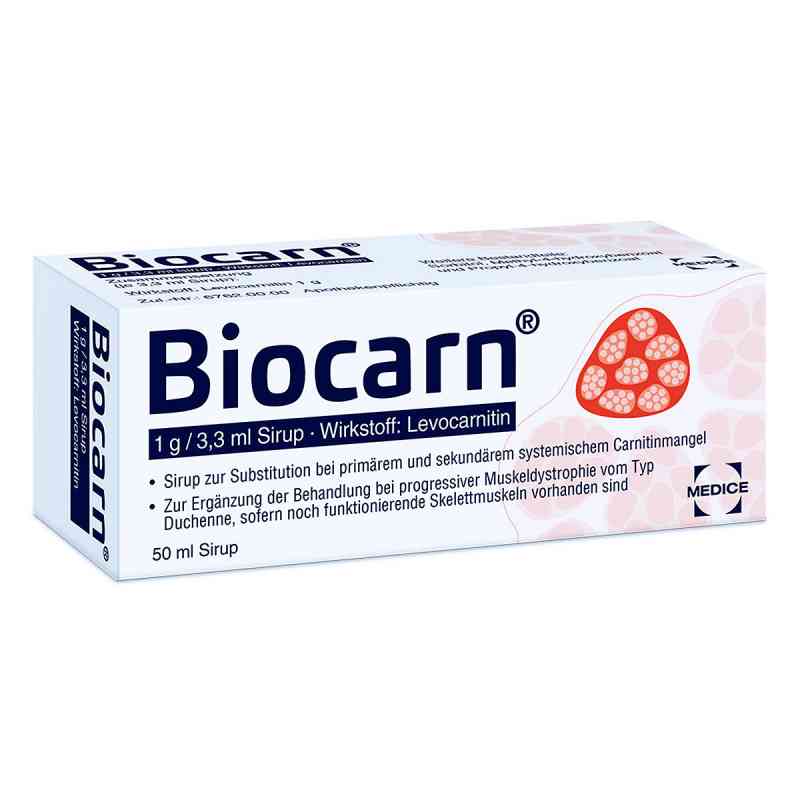 Biocarn syrop 50 ml od MEDICE Arzneimittel Pütter GmbH&Co.KG PZN 03074803