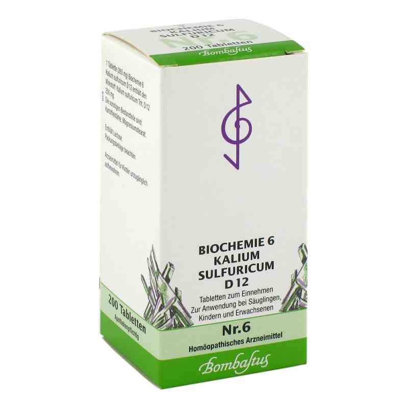 Biochemia 6 Potas siarczan D12 tabletki 200 szt. od Bombastus-Werke AG PZN 01073544