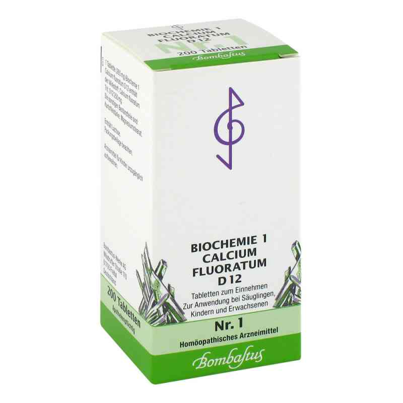 Biochemie 1 Calcium fluoratum D 12 Tabl. 200 szt. od Bombastus-Werke AG PZN 04324969
