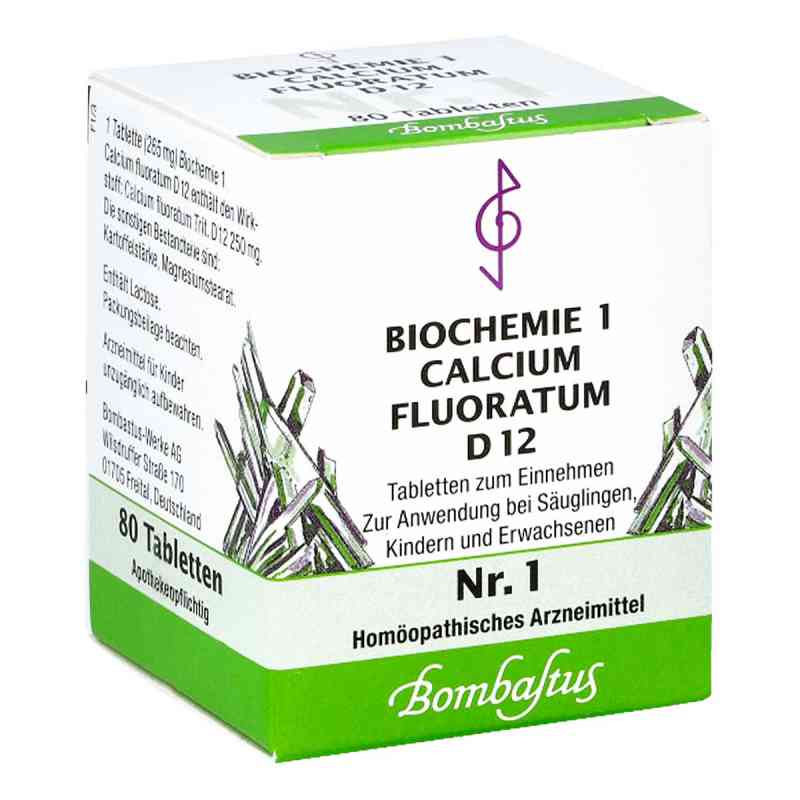 Biochemie 1 Calcium fluoratum D 12 Tabl. 80 szt. od Bombastus-Werke AG PZN 04324917