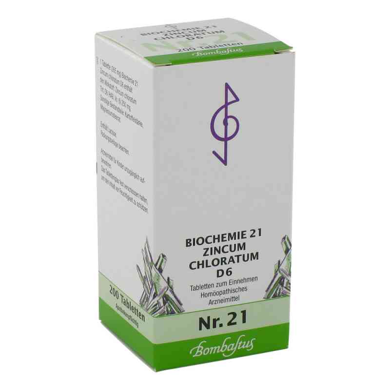 Biochemie 21 Zincum chloratum D 6 Tabl. 200 szt. od Bombastus-Werke AG PZN 04325182