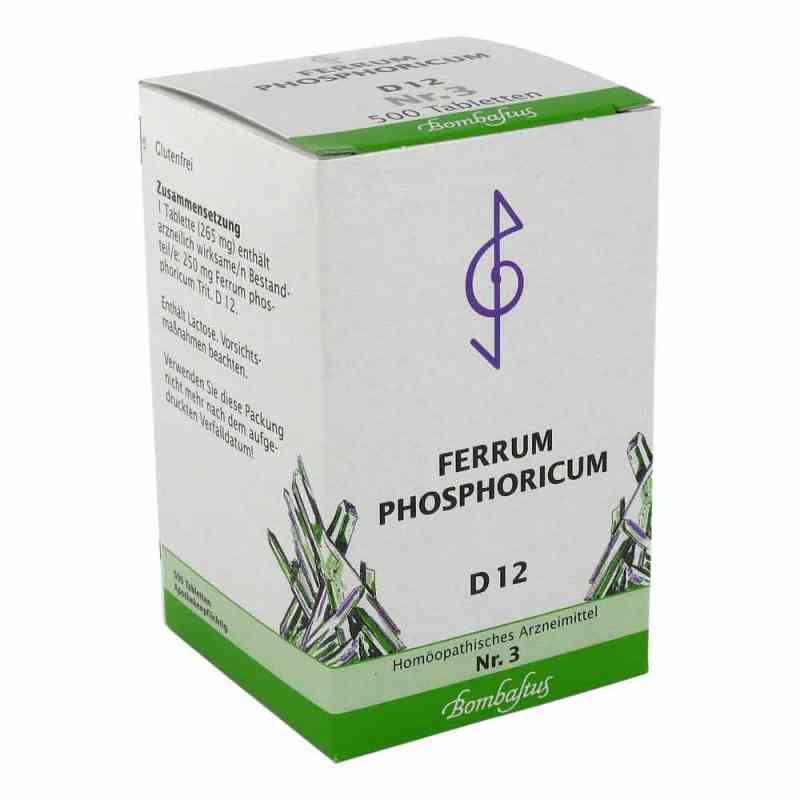 Biochemie 3 Ferrum phosphoricum D 12 tabletki 500 szt. od Bombastus-Werke AG PZN 04324805