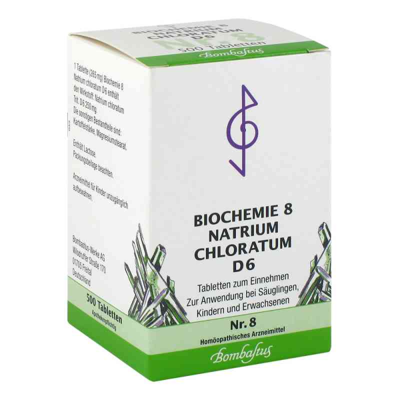 Biochemie 8 Natrium chloratum D 6 Tabl. 500 szt. od Bombastus-Werke AG PZN 01073739