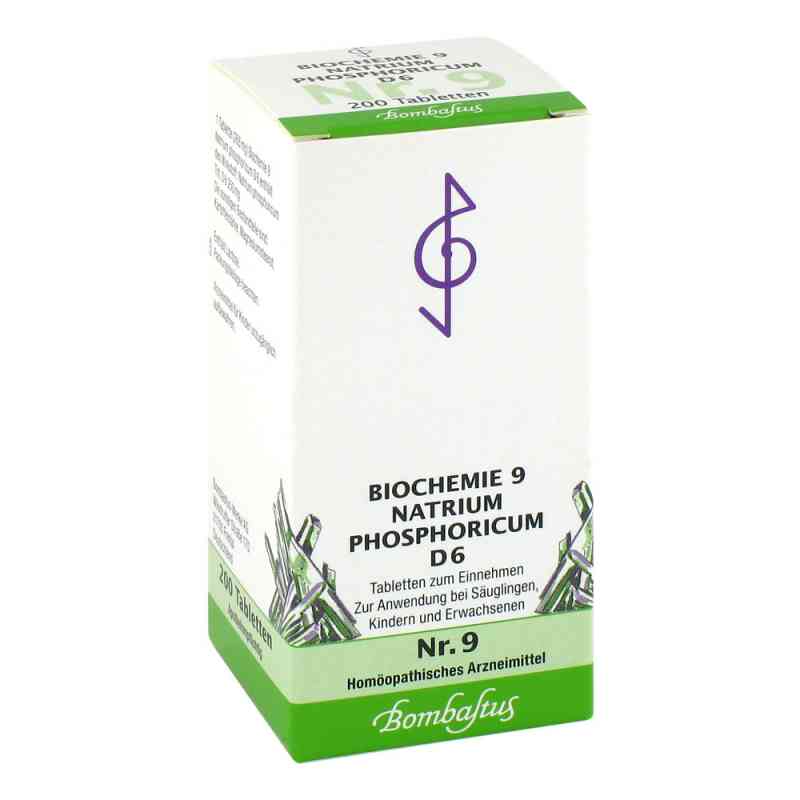 Biochemie 9 Natrium phosphoricum D 6 Tabl. 200 szt. od Bombastus-Werke AG PZN 01073780