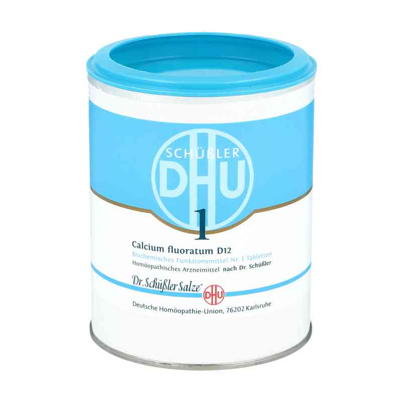 Biochemie DHU 1 Calcium fluorat. D12 tabletki 1000 szt. od DHU-Arzneimittel GmbH & Co. KG PZN 00273815