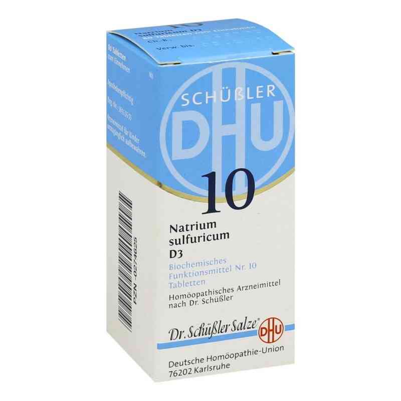 Biochemie Dhu 10 Natrium sulfur.D 3 Tabl. 80 szt. od DHU-Arzneimittel GmbH & Co. KG PZN 00274625