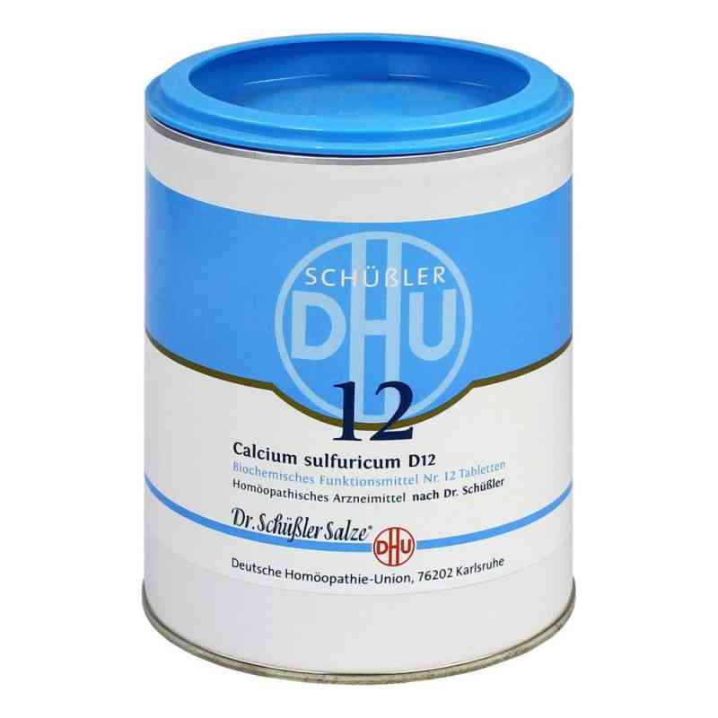 Biochemie Dhu 12 Calcium sulfur.D 12 tabletki 1000 szt. od DHU-Arzneimittel GmbH & Co. KG PZN 00274909