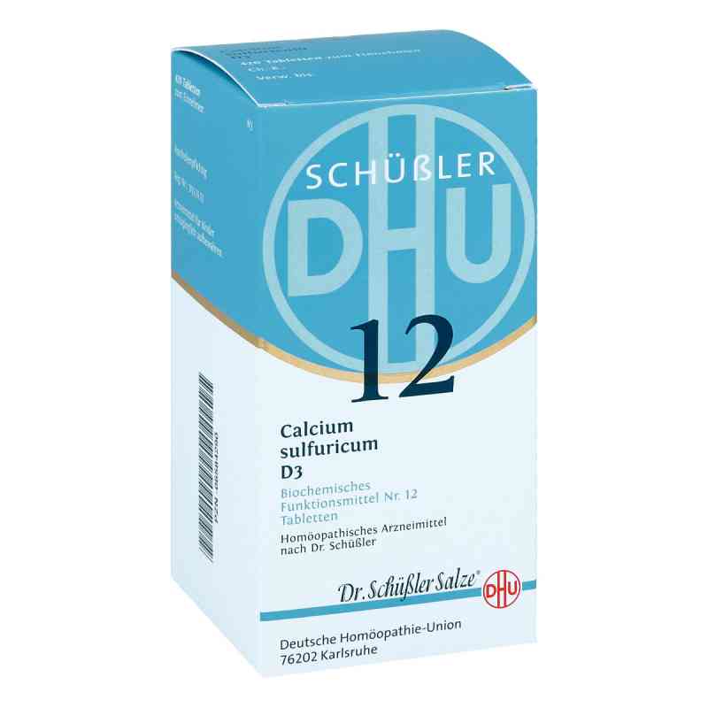 Biochemie Dhu 12 Calcium sulfur.D 3 Tabl. 420 szt. od DHU-Arzneimittel GmbH & Co. KG PZN 06584290
